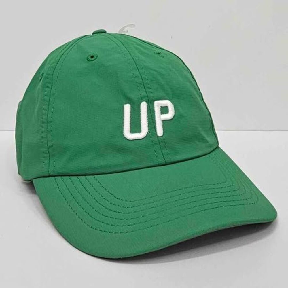 Wheels Up Dad Hat-Green "UP" Adjustable Cap In Green